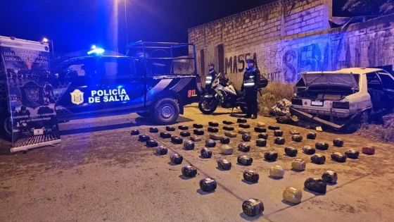 Secuestran importante cargamento de droga tras una persecución policial