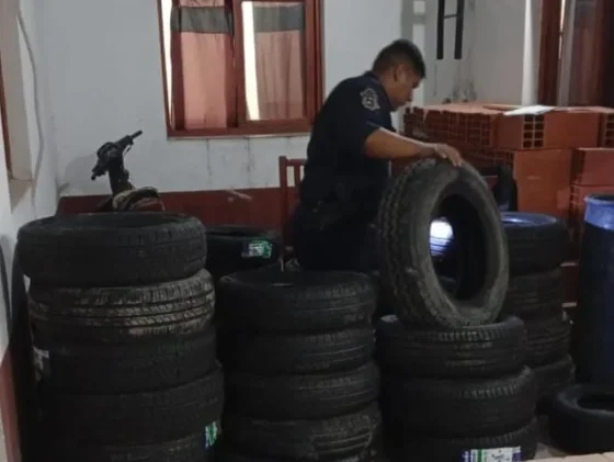 Incautaron más de 60 cubiertas de contrabando en Pichanal