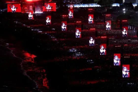 Lady Gaga hizo bailar a todo Copacabana con un show gratuito