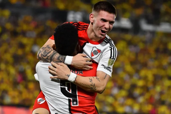 En Ecuador, River le ganó 3 a 2 a Barcelona