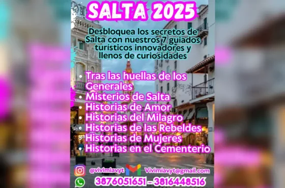 Misterios y personajes que marcaron Salta: una propuesta turística diferente