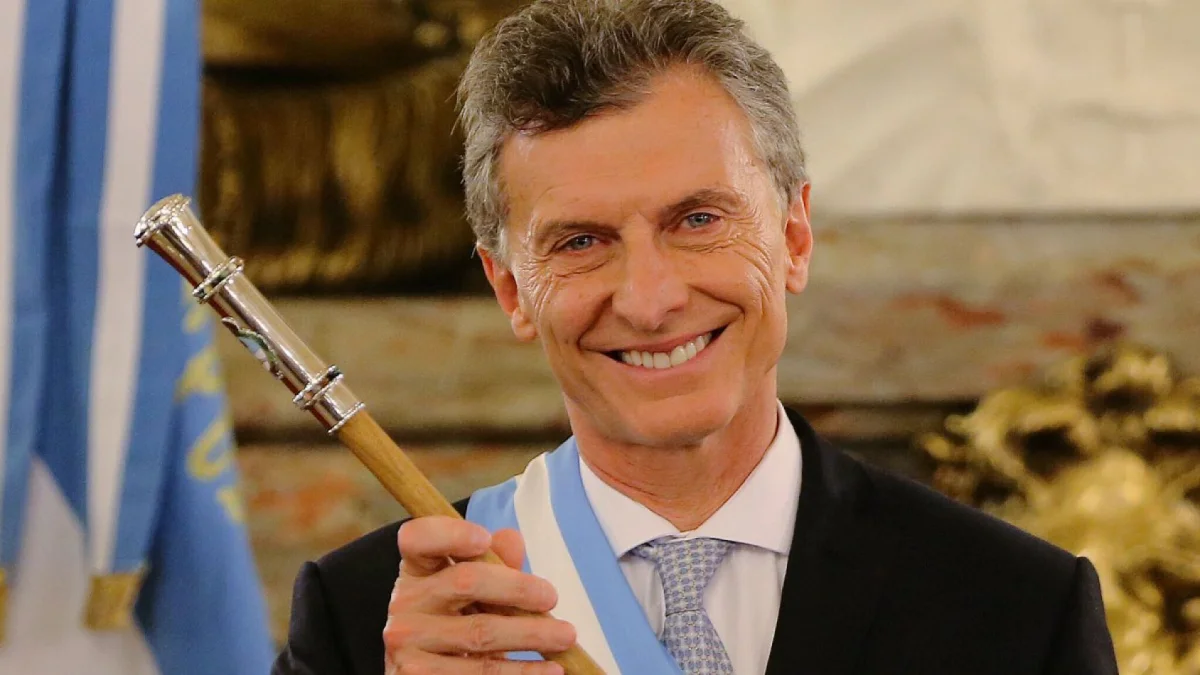 Foto gentileza de La Nación. Macri en la asunción presidencial en diciembre de 2015.