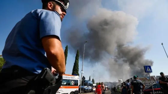 Al menos 27 personas resultaron heridas por una gran explosión en una gasolinera en Roma