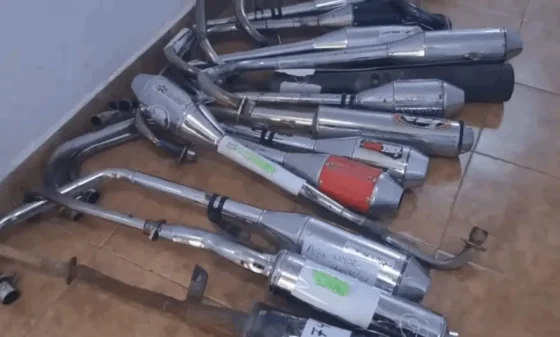 Tartagal avanza con la destrucción de caños de escape antirreglamentarios