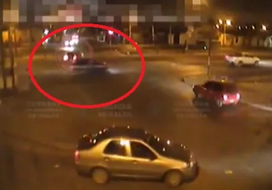 Impactante accidente en la Zona Sur de la ciudad. Video