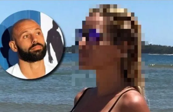 El desagradable episodio de famosa modelo con Javier Mascherano