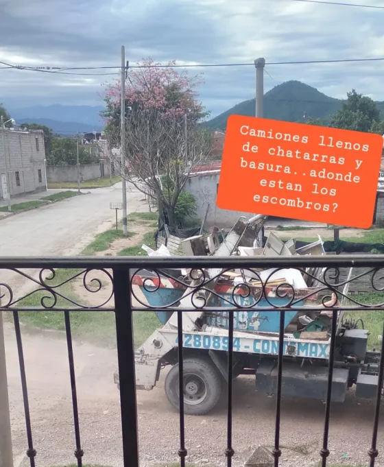 Vecinos acusan a la concejal electa Érica Castro por residuos que habrían originado un incendio