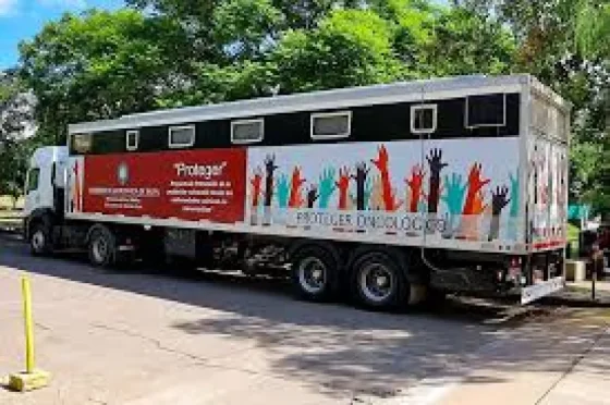 El móvil oncológico realizará mamografías y Papanicolaou mañana en la Plaza Gral. Manuel Belgrano