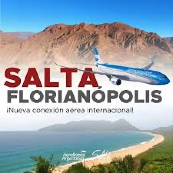 Salta suma una nueva ruta internacional: desde enero habrá vuelo directo a Florianópolis