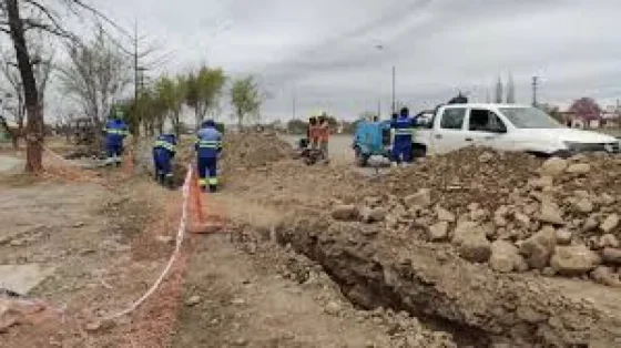 Aguas del Norte realiza obras para mejorar el servicio en zona norte