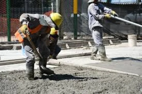 Obra Pluvial: colocaron el nuevo hormigón en Olavarría y San Martín