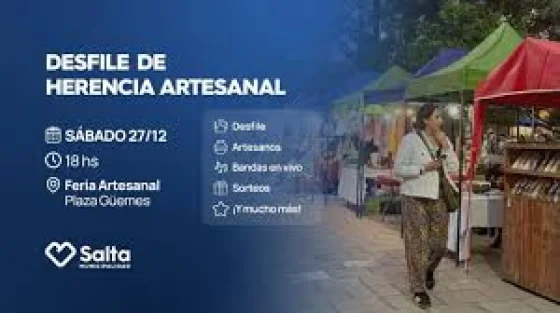 Este fin de semana, salteños pondrán disfrutar del talento artesanal en Plaza Güemes