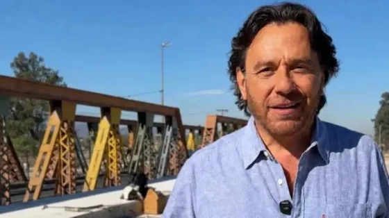 Con asistencia financiera provincial, avanza la obra del nuevo puente de Vaqueros