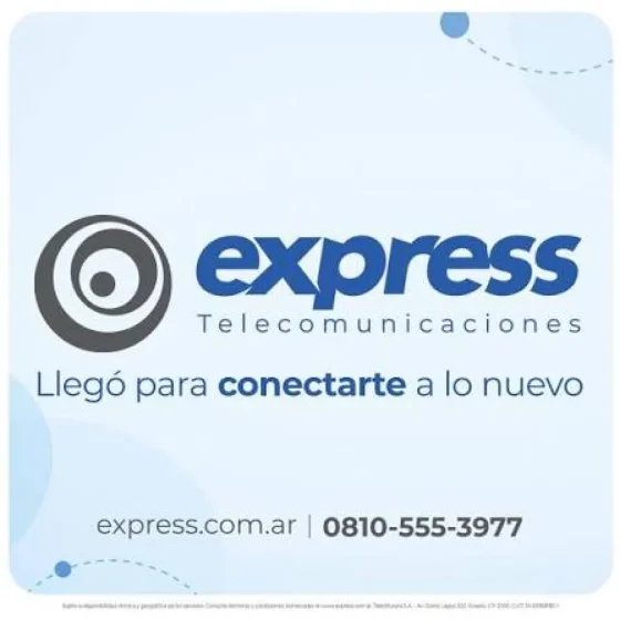 Express Telecomunicaciones llegó a Cerrillos con red de fibra óptica