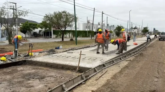 Plan Vial Zona Norte: avanzan con nuevos frentes de hormigonado y nivelación