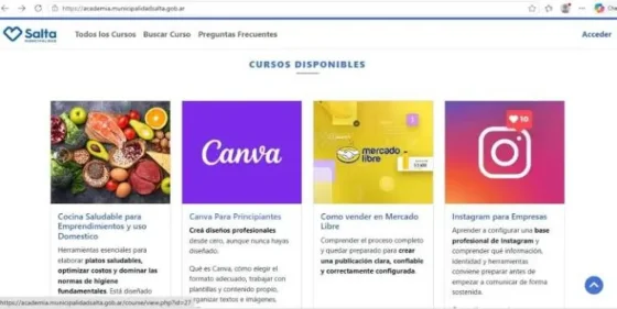 El municipio lanzó la "Academia Virtual", una nueva herramienta de capacitación