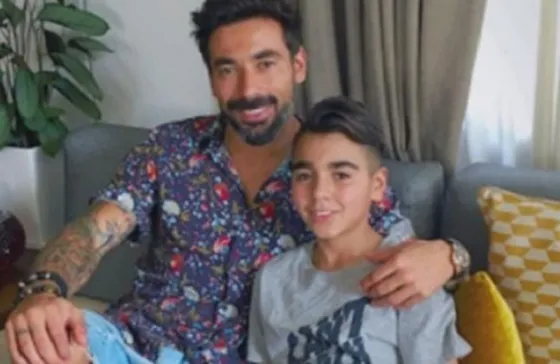 Mirá lo que hizo el hijo del Pocho Lavezzi. Video