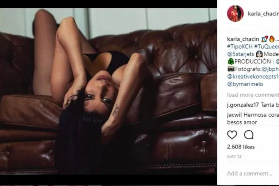 La sexy Karla Chacín sube la temperatura en las redes