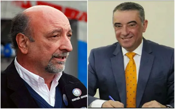 Roque Mascarelo, ministro de Salud de Salta, con el titular del PAMI