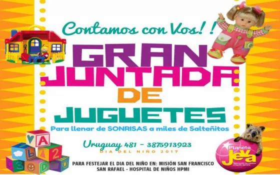 Gran juntada de juguetes para el Día del Niño