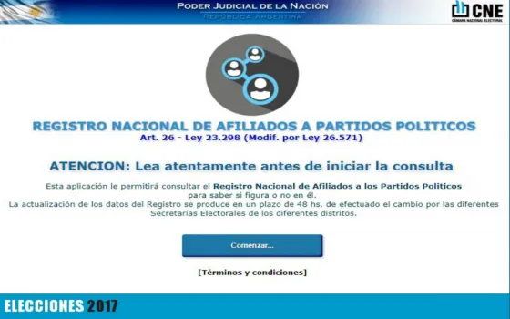 Denunciaron afiliaciones truchas a partidos políticos