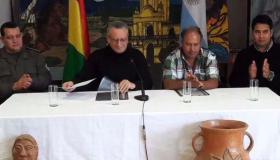 Jefes comunales de Aguaray y Caraparí (Bolivia), Alfredo Darouiche y Lorgio Torres