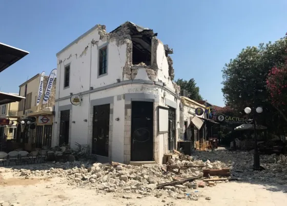 Intenso terremoto en una isla griega