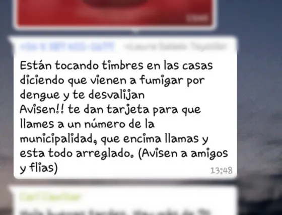 Desde la policía desmienten denuncias por fumigadores truchos