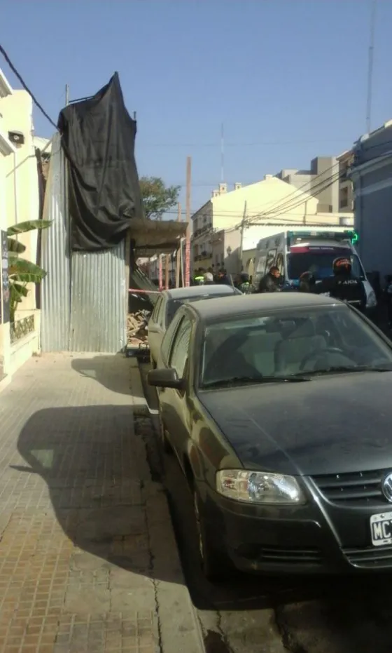 Obrero lesionado en obra