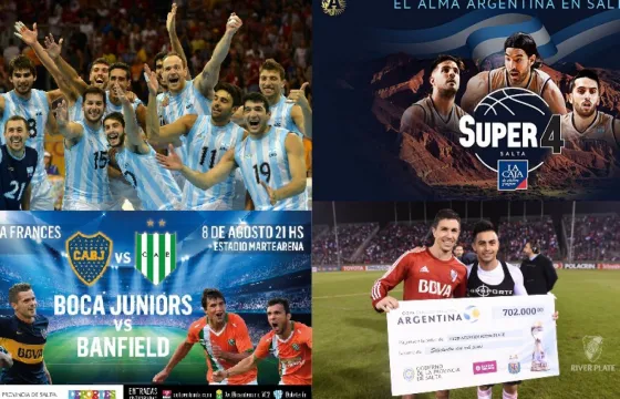 Agosto será un mes deportivo