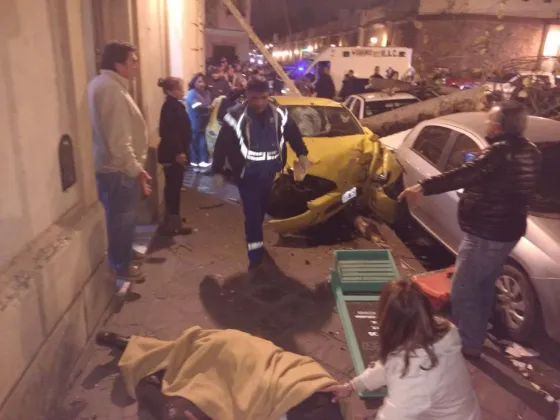Grave accidente en el centro de la ciudad