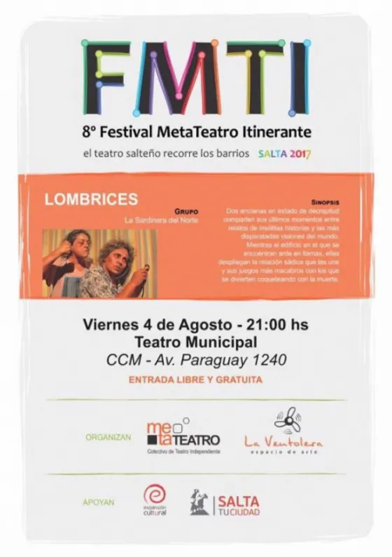  “Lombrices” se presenta en la apertura del Teatro Municipal