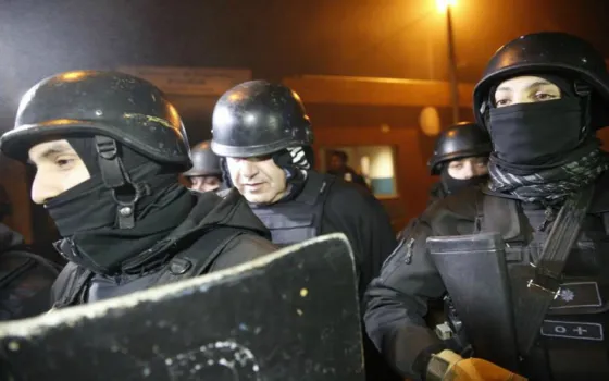 Claudio Minnicelli detenido. Foto: Mauro V. Rizzi