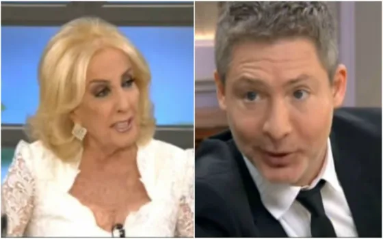 Mirtha Legrand y Adrián Suar