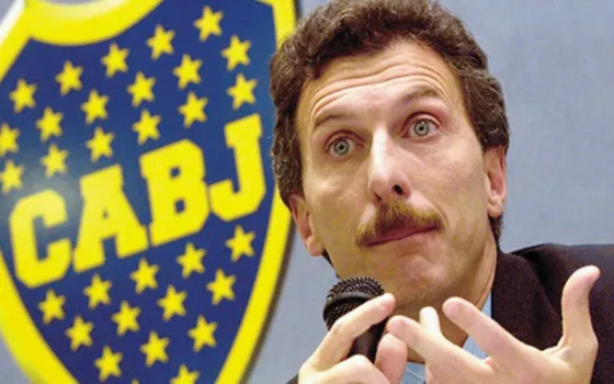 Mauricio Macri, presidente de la Nación y ex presidente de Boca Juniors