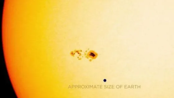 La NASA descubrió una llamativa mancha en el sol