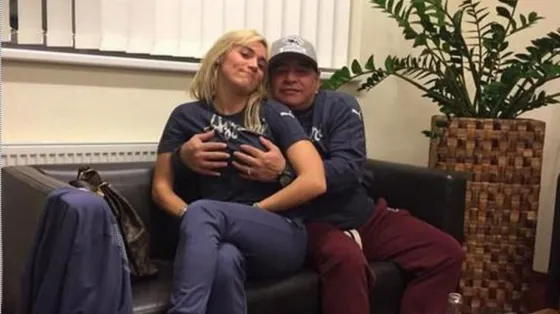 Maradona y Oliva reconciliados
