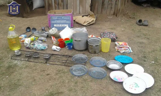 Adolescentes fueron detenidos por robar una escuela rural