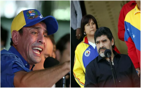 Maradona le respondió a Capriles