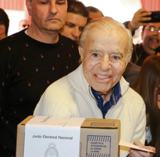Votó Menem en La Rioja