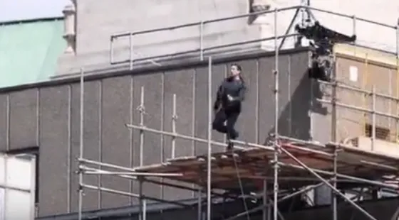 Tom Cruise sufrió un accidente en pleno rodaje. Video