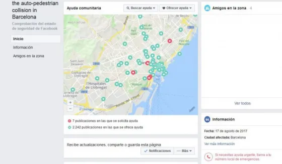 Facebook activó la alerta 'safety-check' y más de 2 mil personas ofrecen ayuda