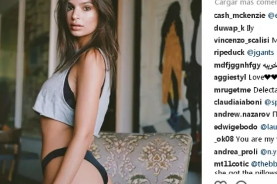 Emily Ratajkowski “rompe Internet” desde Instagram