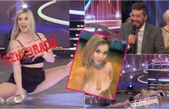 Bailando 2017: Hizo una acrobacia y quedó en lolas. Video
