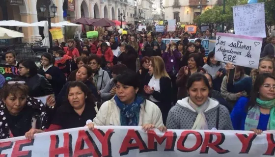 Más de 1300 personas participaron de la marcha a favor de la educación religiosa
