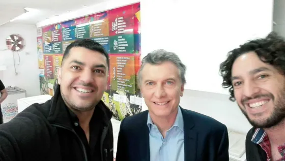 Macri en Tucumán: probó un helado rarísimo