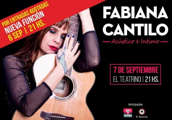 MAÑANA sorteamos entradas para el recital de Fabiana Cantilo