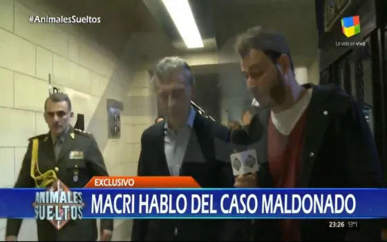 Macri habló del caso Maldonado. Video