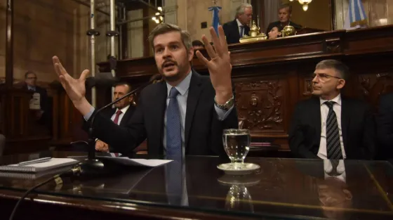 Marcos Peña, jefe de gabinete de nación en el Congreso