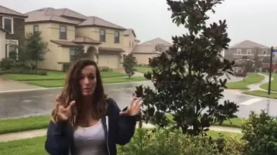 En primera persona: Claudia Albertario desesperada por el huracán Irma. Video